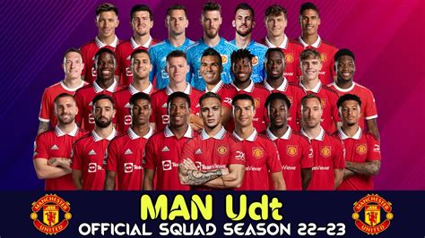 MANCHESTER UNITED Full Squad 2022/23 Season | Manchester United ...