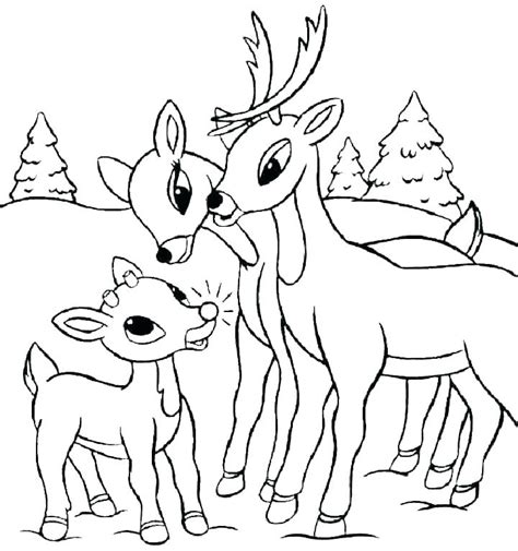 Santa And His Reindeer Coloring Pages at GetColorings.com | Free ...