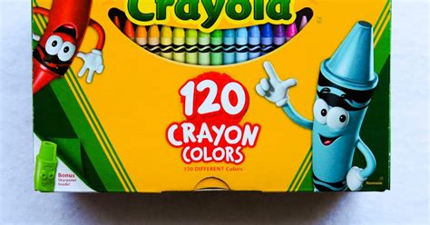 Crayola 120 Count Crayons: What's Inside the Box | Jenny's Crayon Collection