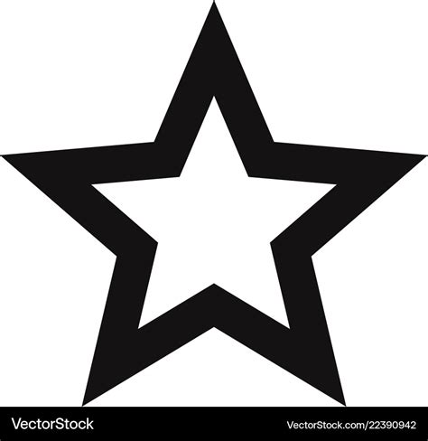 Star icon Royalty Free Vector Image - VectorStock