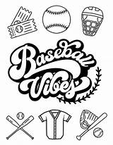 Baseball Coloring Pages For Kids sketch template