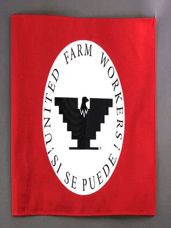 Authentic UFW Flag; 22X16″ – National Chavez Center Store