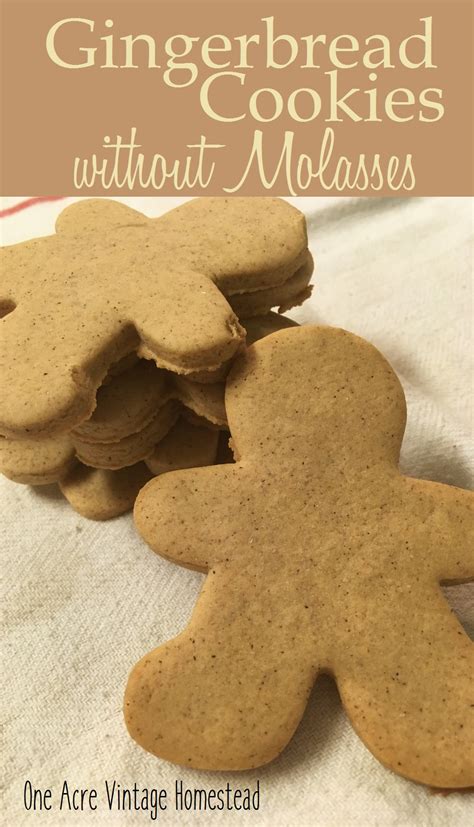 Gingerbread Cookies without Molasses ⋆ One Acre Vintage & Pumpkin Patch Mtn.