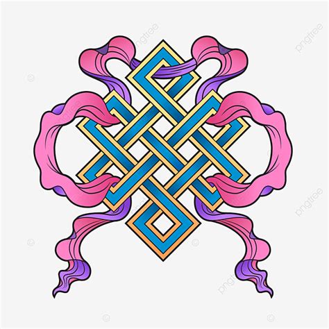 Buddhism Symbol Clipart Hd PNG, 8 Auspicious Symbols Of Tibetan ...