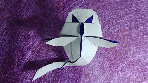 Origami Ghost - Origami Halloween (Easy Paper Ghost) - YouTube