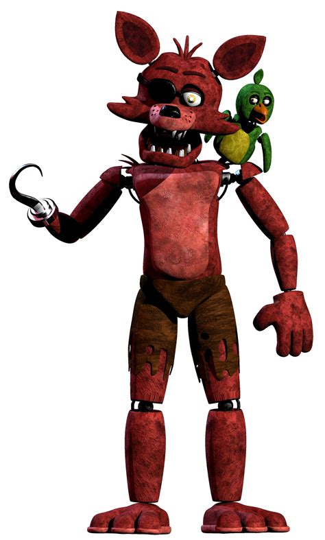 (FNAF-C4D) Fixed Foxy Render by TheRayan2802 on DeviantArt | Fnaf ...