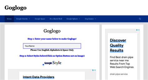 Access goglogo.net. Goglogo, Google Logo, Google Gravity, Gologo, Techydot