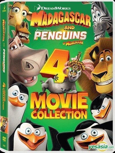 YESASIA: Madagascar 1-3 + Penguins Of Madagascar 4 Film Collection (DVD ...