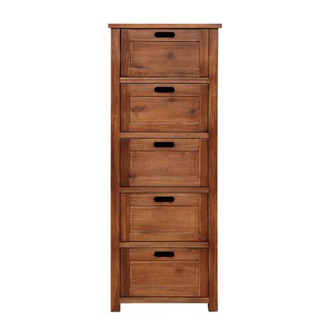 DANE - Chest of drawers L50 x H129 - Washed antic | Furniture & Decoration｜Decosy Vietnam