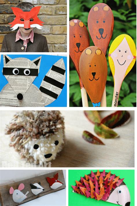 Adorable Forest Animal Crafts - Arty Crafty Kids