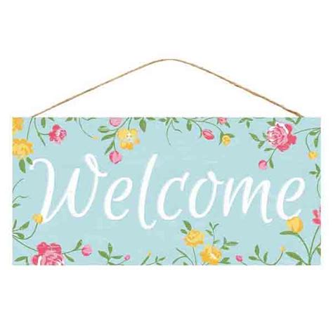 Welcome Flower Sign AP8455 - Buy Online Now