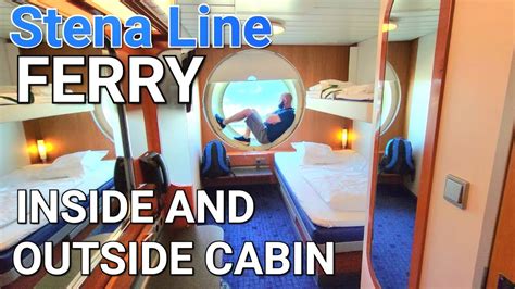 FERRY OUTSIDE & INSIDE CABIN - STENA LINE HARWICH TO HOOK OF HOLLAND 4K - YouTube