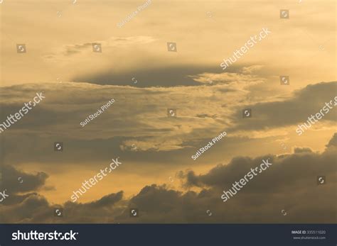 Beautiful Sunset Sky Golden Light Sun Stock Photo 335511020 | Shutterstock