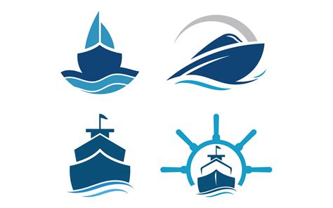 Vector Cruise Ship Logo Icon Graphic by Hati Royani · Creative Fabrica