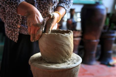 Person Molding Clay Pot · Free Stock Photo