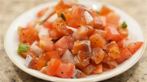 Fresh Lomi Lomi Salmon - 'Ono Hawaiian Recipes