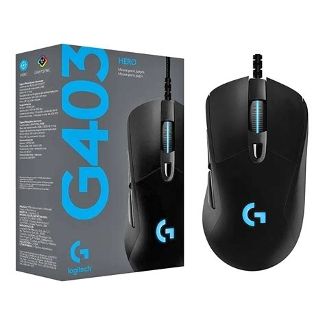 Mouse G403 Hero Logitech Gamer Tecnologia Lightsync | Mundoware