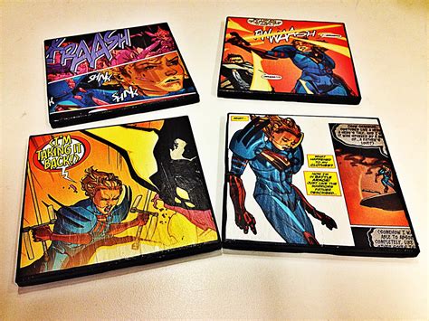 Wired and Inspired.: DIY Comic Book Coasters