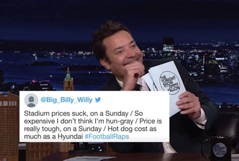 Jimmy Fallon Hashtags: Viewers Wrote Football Raps for the NFL Opener ...