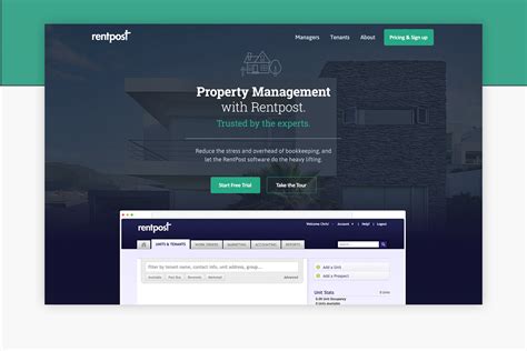 Rentpost - Property Management Website Design – Chris Koch – Freelance ...