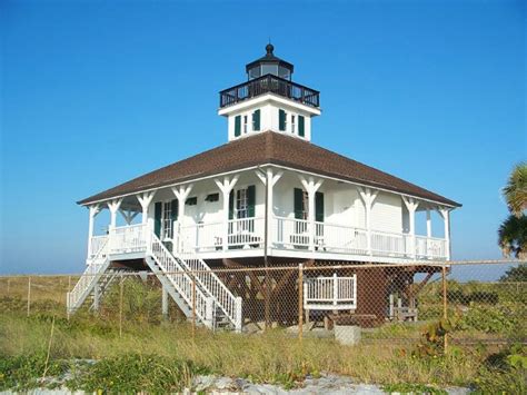 Port Boca Grande Lighthouse is in Gasparilla Island State Park