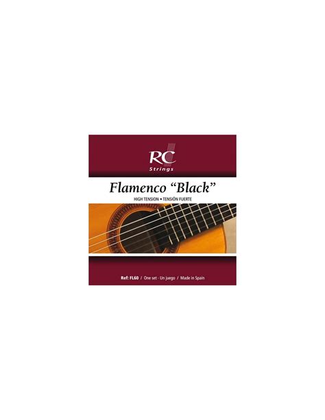 FL60 Flamenco Black Cuerdas Guitarra Flamenca