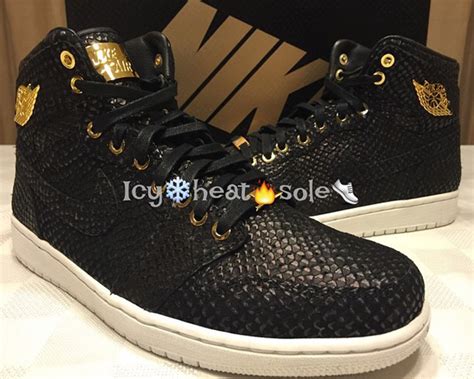 Air Jordan 1 Pinnacle Black Metallic Gold