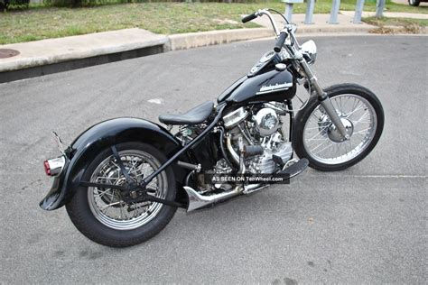 1960 Harley Davidson Fl Panhead Chopper Bobber Custom