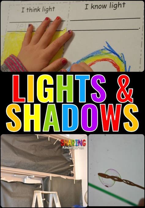 10 Lights and Shadows Science Activities for Kindergarten | Shadow science activities, Shadow ...