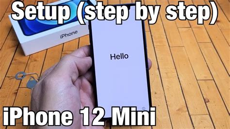 iPhone 12 Mini: Setup (step by step) + Insert SIM Card at end of video - YouTube