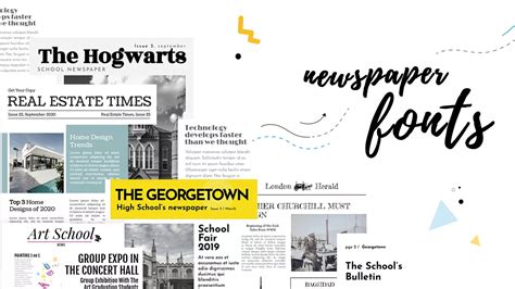 8 impactful newspaper fonts for your next headline - Flipsnack Blog