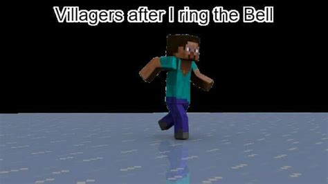 Minecraft Villagers After Ringing the Bell - minecraft-resourcepacks.com