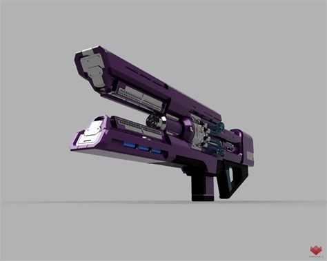 Coldheart Exotic Trace Rifle Destiny 3D print model 3D model 3D ...