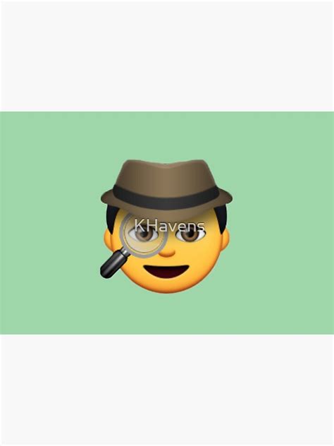 "Detective Emoji" Art Print by KHavens | Redbubble