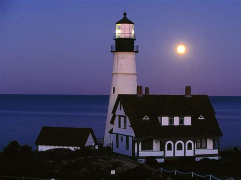 Maine Lighthouse Wallpaper - WallpaperSafari