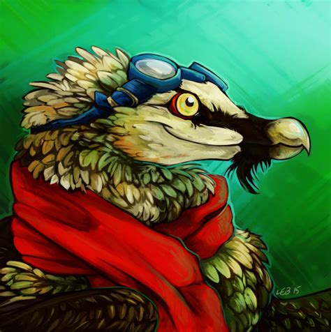 Bearded Vulture Portrait by Puppy-Chow on DeviantArt