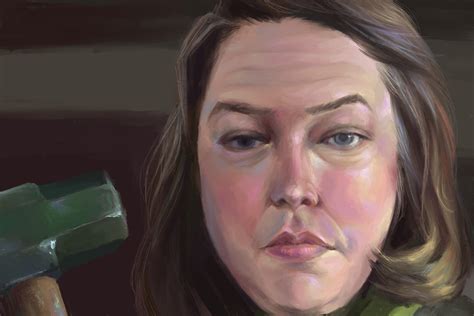 Painting of Kathy Bates in Misery, the hobbling scene. : r/ArtFestival