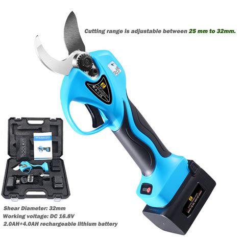 Above Land Electric Pruning Shears 2 Battery 32mm Cutting Diameter With Intelligent Screen