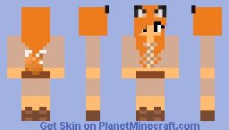 Fox girl Minecraft Skin