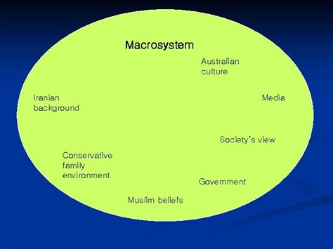 Ecological System Bronfenbrenners Social Ecology Model Ecological systems