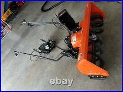 Husqvarna snow thrower attachment, 42, plus wheel weights | Snow Blowers