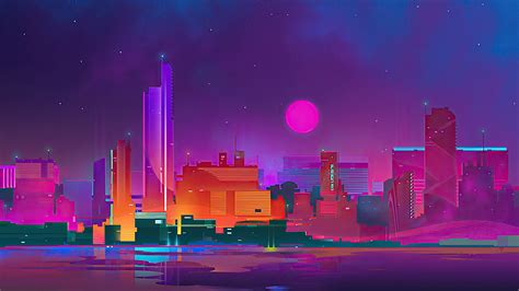 Purple City 4k Wallpapers - Wallpaper Cave