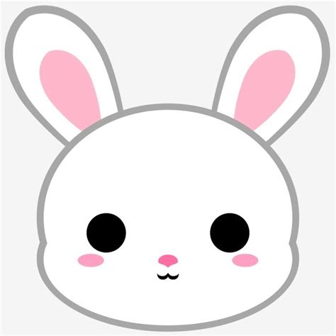 Bunny Head Clipart Transparent PNG Hd, Cartoon White Bunny Head, Cartoon Clipart, Bunny, Rabbit ...