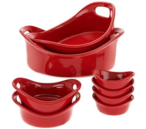 Rachael Ray Bubble & Brown 8-piece Round Bakeware Set #VintageBakeware ...