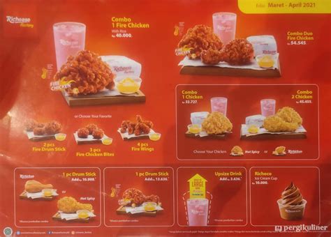 Selalu diperbarui! Menu Richeese Factory, Pinang, Tangerang