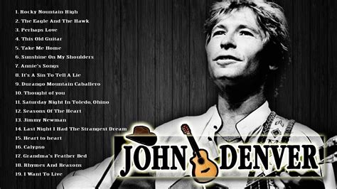 John Denver Greatest Hits Playlist - John Denver Best Songs Country Hits Album - YouTube