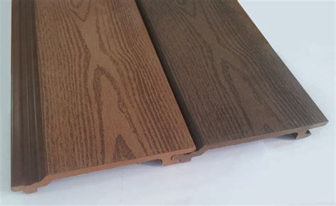 Wood Look Wall Panels Wood Plastic Composite Wall Cladding Facade Panels Water Proof Anti-UV ...