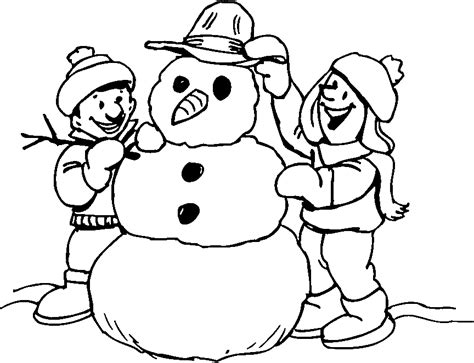 Free Printable Snowman Coloring Pages For Kids