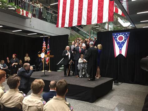 Frank LaRose Sworn In As Ohio Secretary of State In Akron | WOSU Radio