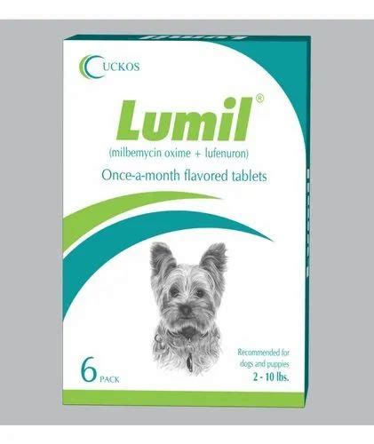 Milbemycin Oxime Lufenuron Flavored ChewableTablets, For Veterinary, Packaging Size: 6 Pack at ...